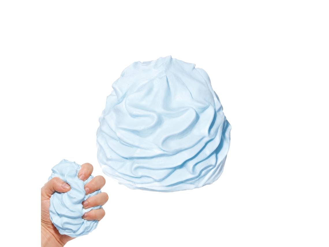 Brinquedo Squishy De Creme Azul Da Laxiscreed Para Relaxamento E Diversão