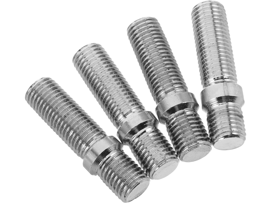 Conjunto de 4 cubos de roda de aço Parafuses M12x1,5 de 50 mm, com prisioneiros reforçados.