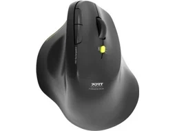 Rato Vertical PORT Erogonômico Recarregável Bluetooth Ergo Soft Port 910200 (Preto)