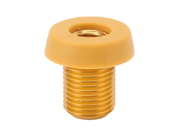 Plug para Fundo de Taco de Bilhar Bumper em Alumínio e Borracha Resistente | S/MARCA