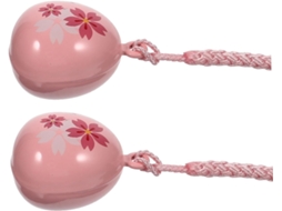 Corrente Telefônica 2 Peças Com Sino Pingente, Cordão E Chaveiro Decorativo.