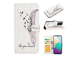 Capa De Couro Para Celular Com Desenho 3d Em Relevo A Óleo