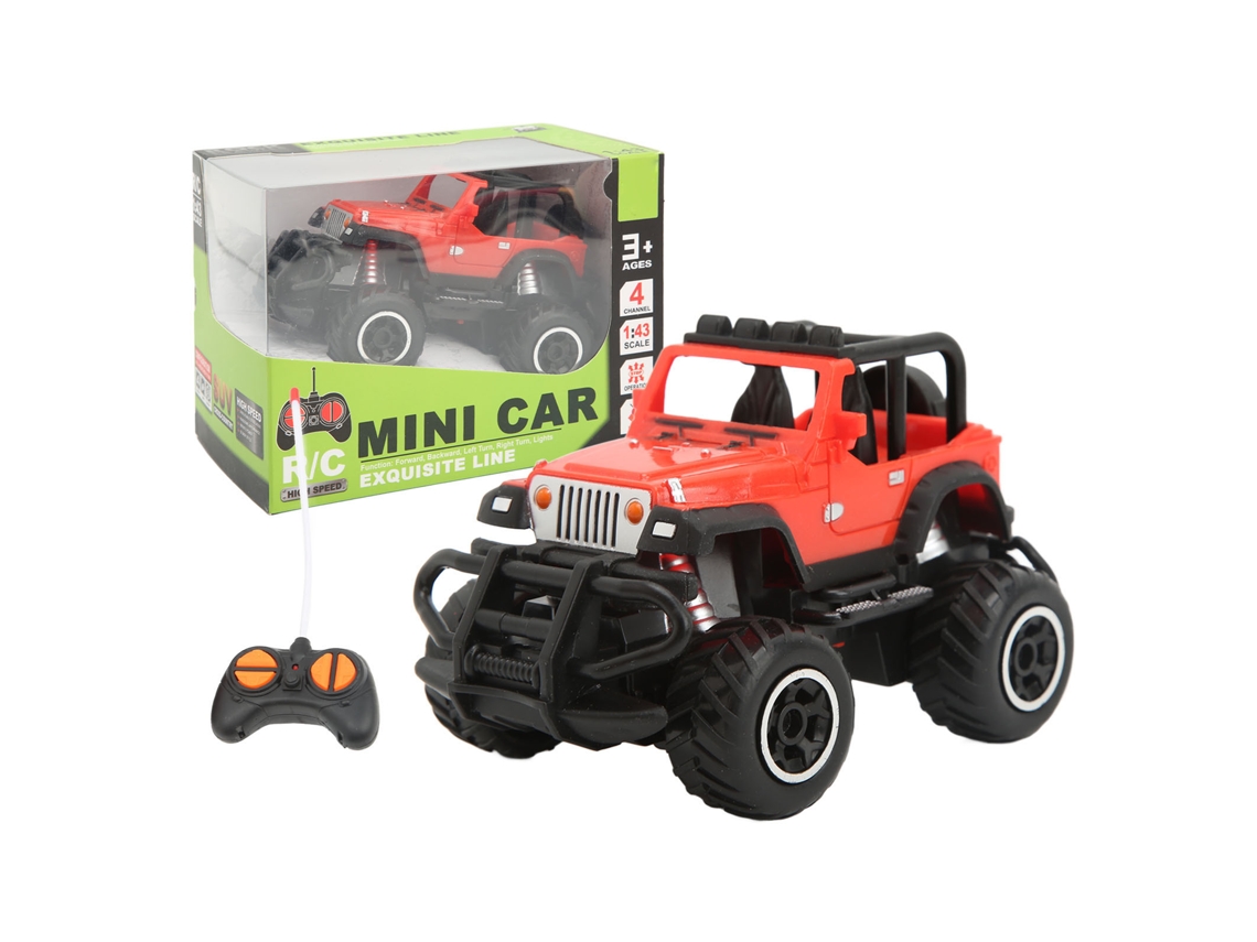 Carro Controle Remoto Off Road Infantil 4 Canais Vermelho