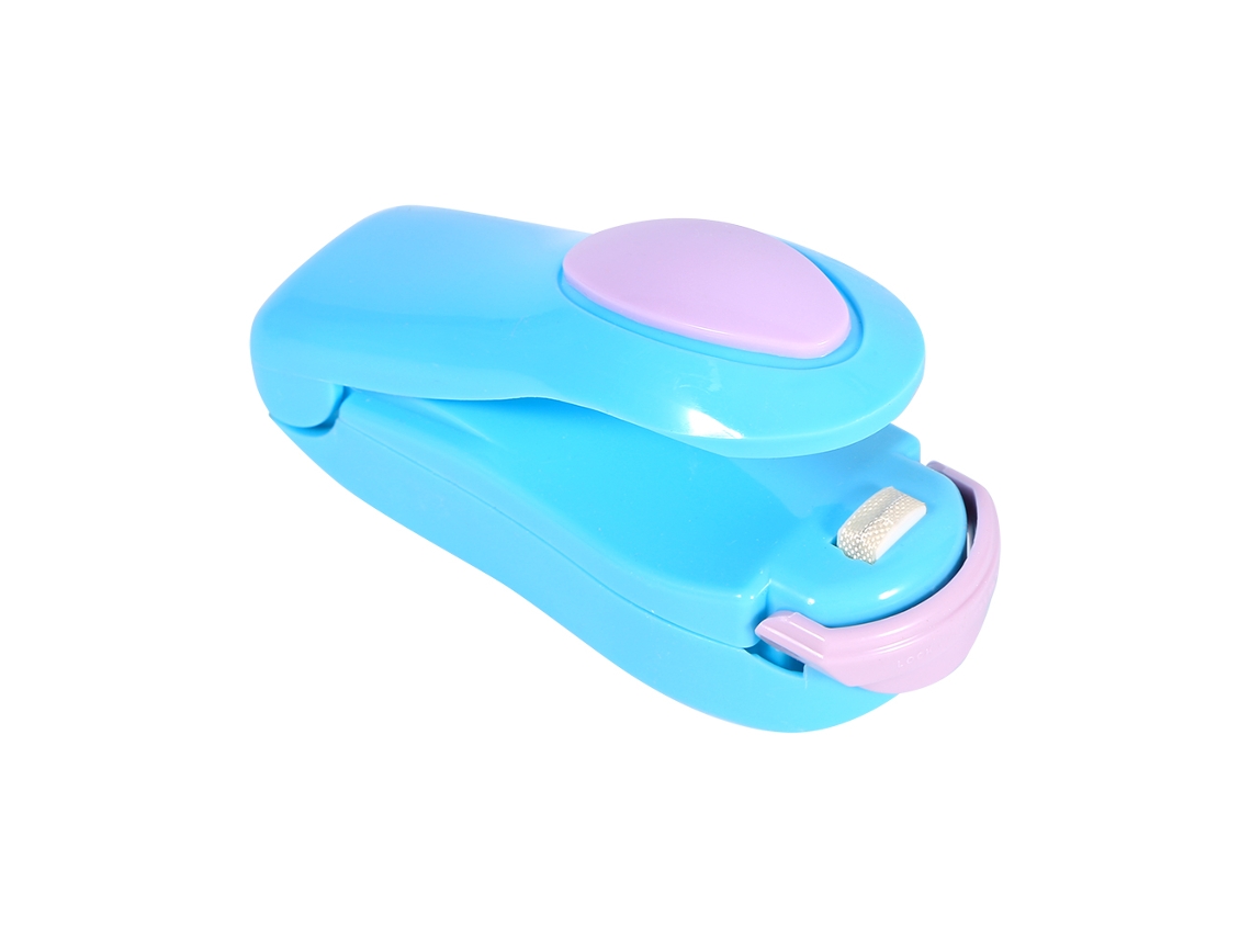 Selador Térmico Portátil Mini Handy Food Sealer Máquina de Selagem a Calor Azul | S/MARCA