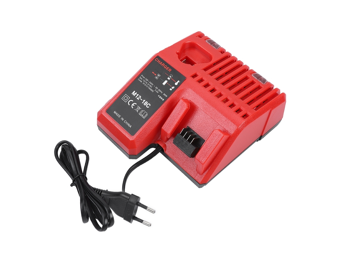 Aetheria carregador de Bateria de Lítio 12v 18v para Milwaukee M12 M18