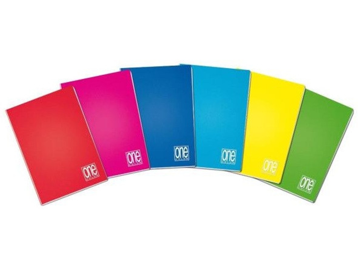 BLASETTI Caderno One Color e Bloco A4 21 Folhas Multicolor