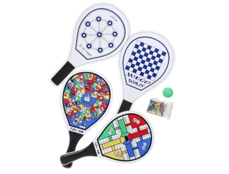 Raquetes SAFARI de madeira Parchis