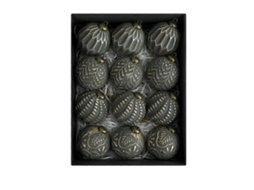 Bolas De Natal Estilo Retrô Inquebráveis ​​de 12 X 8 Cm, Reutilizáveis ​​e Elegantes, Para Pendurar Na Árvore De Natal. Olysi Shop