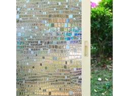 Película Para Janela 3d Arco, Íris Com Adesão Eletrostática, Antirreflexo, Proteção Contra Calor E Sol, Reutilizável, Para Janelas De Vidro Quartos