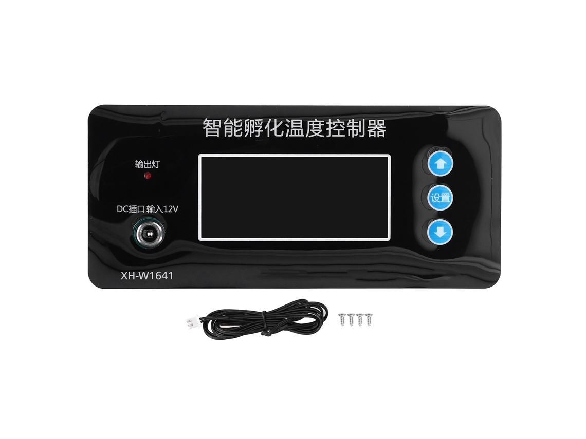 Controlador De Temperatura Digital Com Display Led Termostato Para Incubadora Dc12v