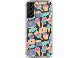 Capa Samsung Galaxy S21+ Plus 5G TUMUNDOSMARTPHONE Doces 02 Multicor
