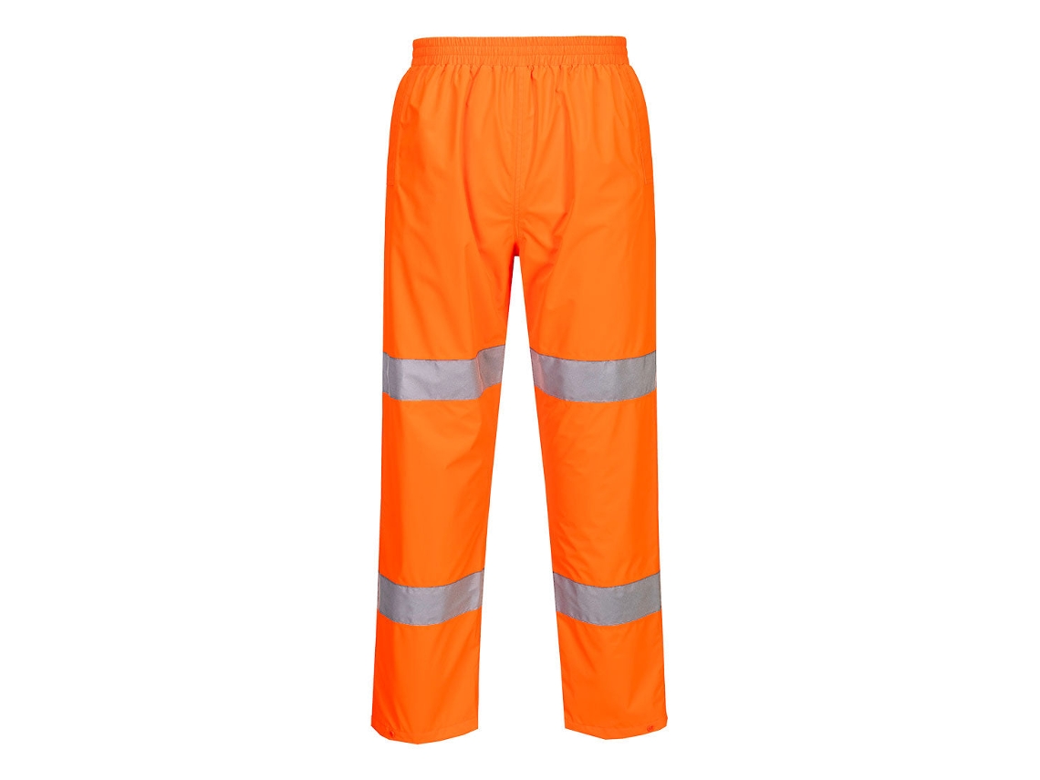 Calças De Alta Visibilidade Leves E Dobráveis | Trabalho Compacto Naranja / S