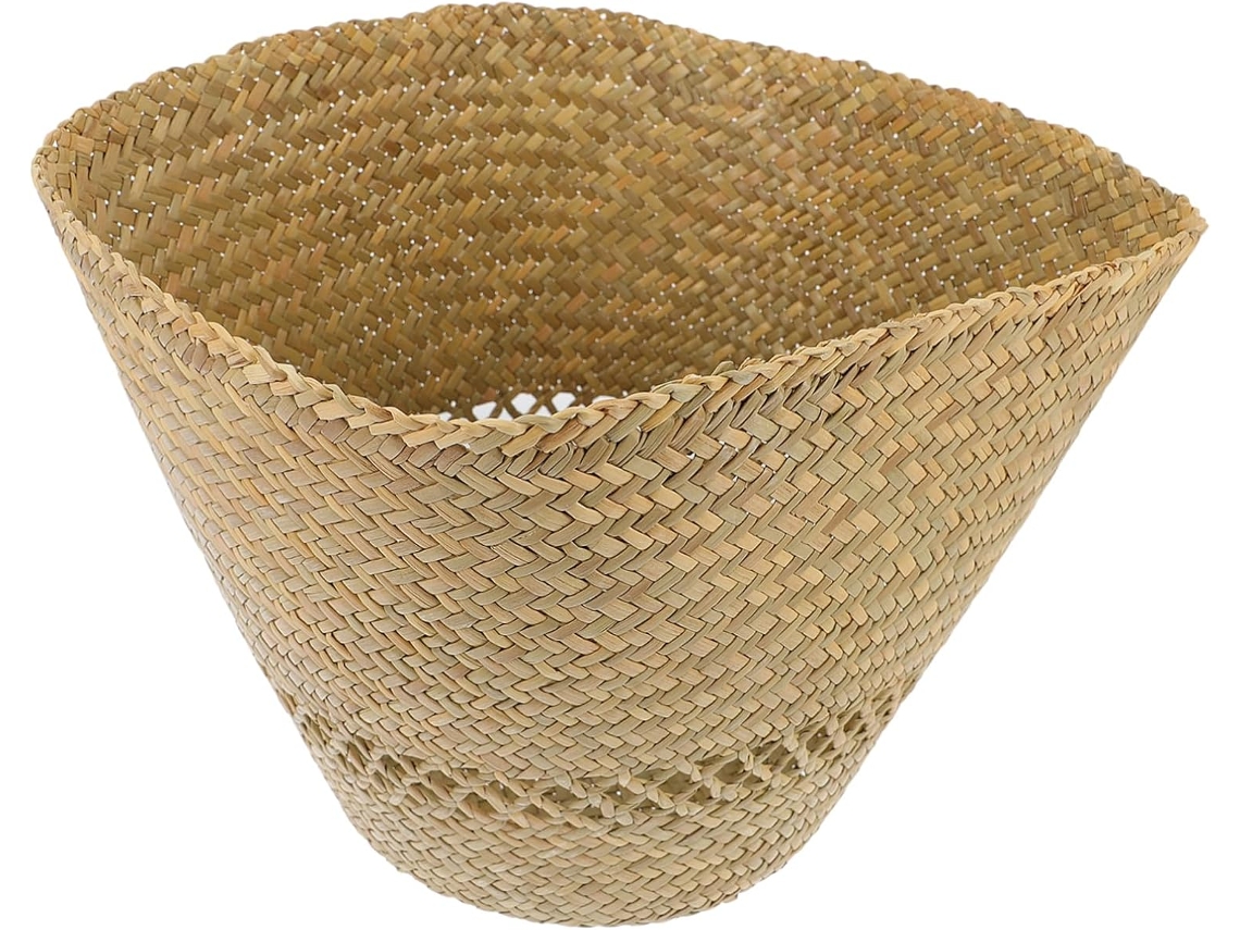 1 Peça De Cúpula De Rattan Para Luminária Pendente, Decoração Natural Para Sala De Estar, Quarto E Restaurante.
