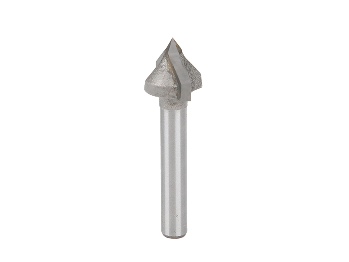 Fresa De Fresamento Em V 16mm Aço Tungstênio Para Cnc Ranho Rebordo Madeira Plástico Alumínio