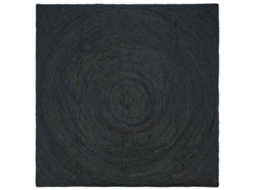 Vidaxl Tapetes De Área Cinzento-escuro 300 X 300 Cm Juta
