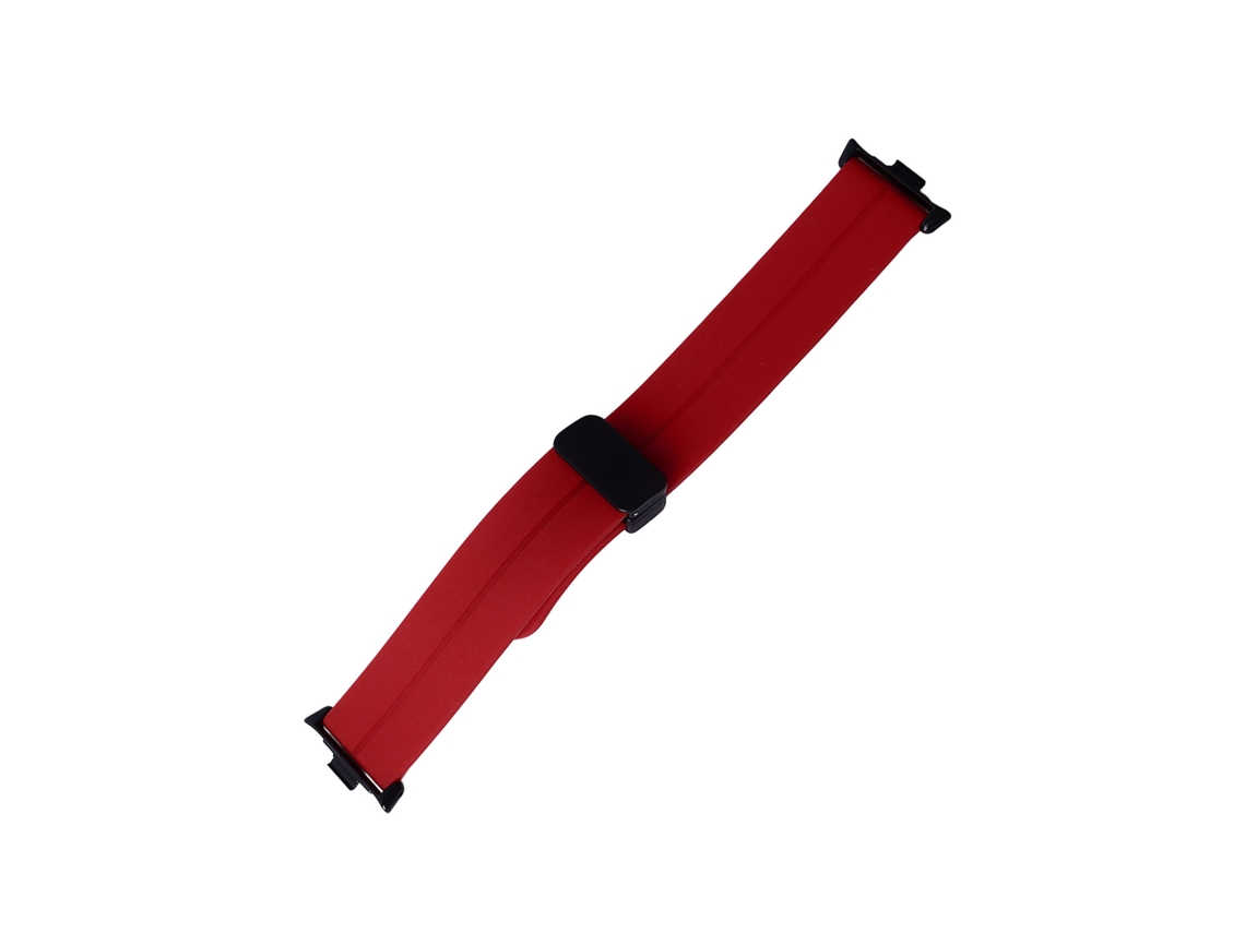Cinto Silicone Magnético Flexível À Prova Dágua Mi Band 8 Pro Vinho