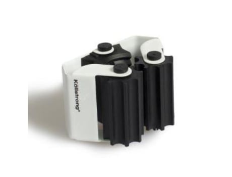 Cuelgaescobas individual c19001b blanco blister