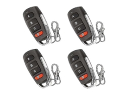 Pacote com 4 Controles Remotos Universais para Abrir Portas de Garagem TAISHENGDA