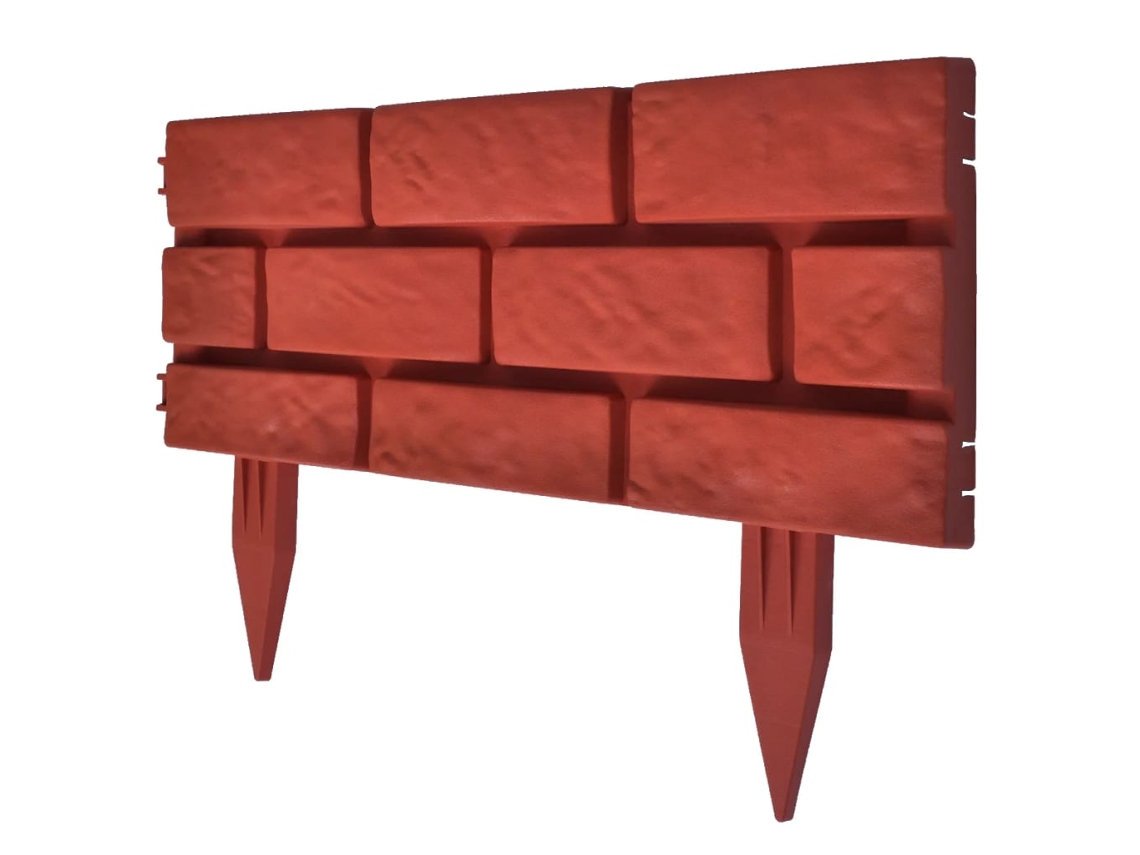 Lawn Divider, Lawn Dividers Vidaxl Vermelho Plástico