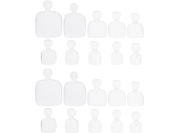 Unhas Postiças Transparentes Em Abs, Fáceis E Prásticas, 500 Unidades.