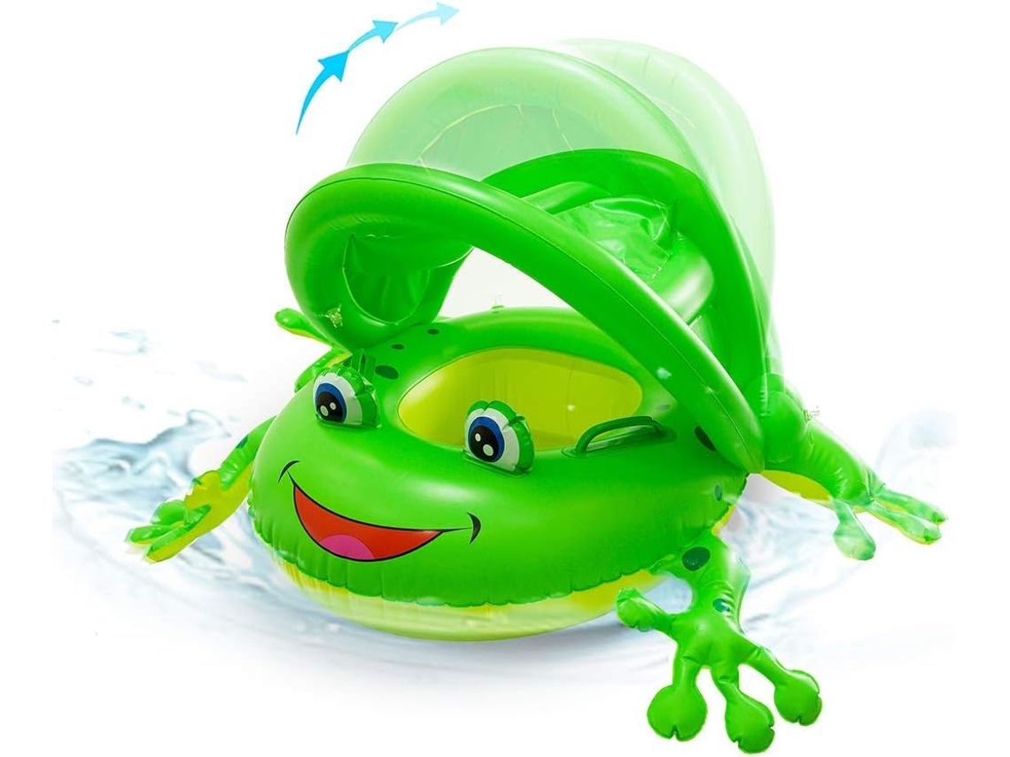 Lurelia Boia De Bebé Com Capota, Com Proteção Solar, Com Assento, Com Pegas, Pvc, 1 A 3 Anos, Verde
