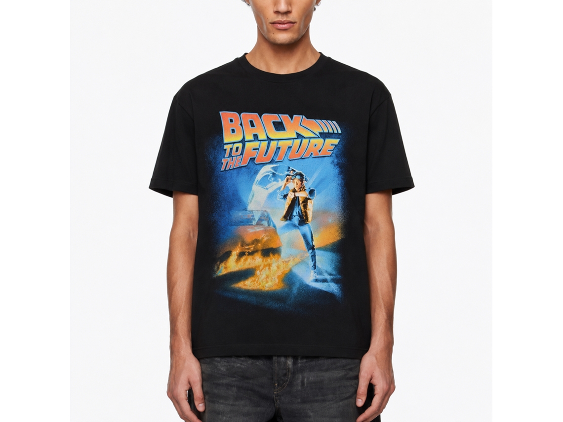 Back To The Future Classic Poster T-shirt Unisex Adults Size:xl