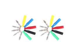Laxiscreed Conjunto De Plugs Banana E Soquetes Banana Macho Para Equipamento Industrial E Inversores