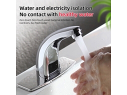 Faucet Automático Com Sensor Sem Toque Bateria Para Cozinha E Banheiro
