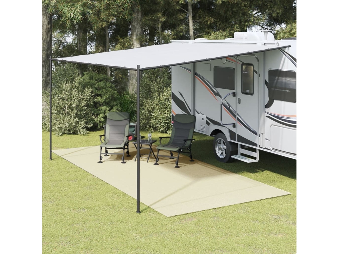 Vidaxl Tenda Tapete 5,5x2,5 M Creme