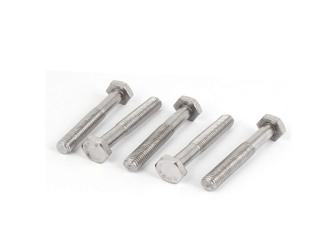 Novos Parafusos Sextavados M10 X 45mm Com Rosca Externa, Confiáveis E
