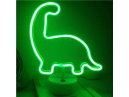 Luminária de mesa neon, luz noturna 3D com alimentação USB/luminária