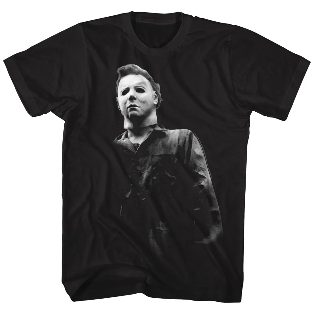 Unisex Adult T-shirt Rockinstone Halloween Boo Black Sizexl