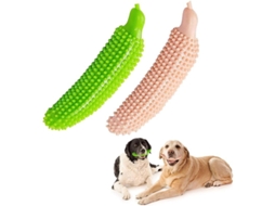 2026-brinquedo Indestrutível Para Cães, De Borracha Natural Ultra Durável, Brinquedos De Morder Para Cães Pequenos E Médios (2 Peças)