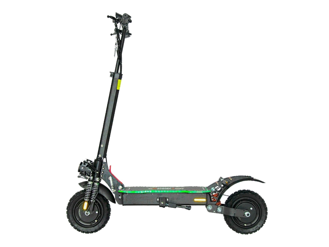 Trotinete Eléctrica EMANBA X6 Pro Motor 1200w*2 Bateria 48v21ah Pneus10'' Travões de Disco Dianteiros e Traseiros Preta