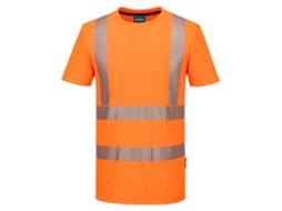 Camiseta De Alta Visibilidade Kx3 De Manga Curta | Trabalho Naranja / L