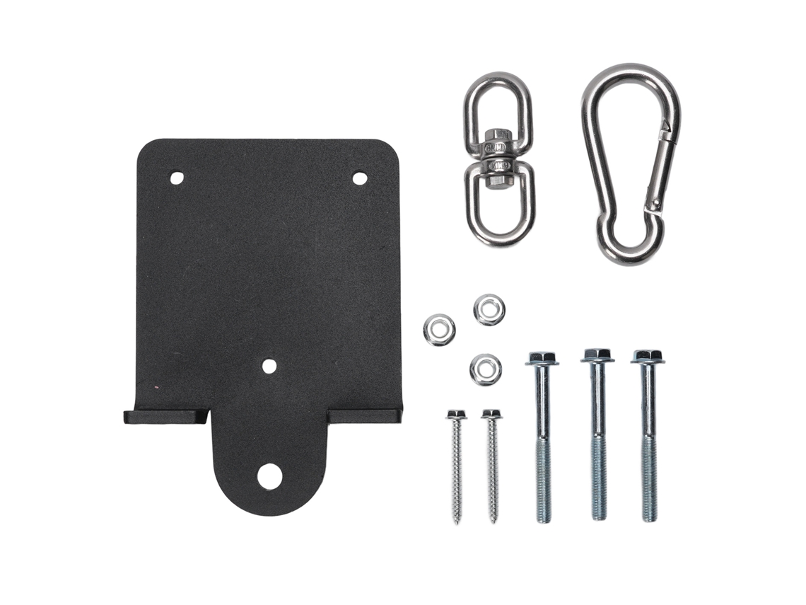 Suporte para saco de boxe reforçado (rotação de 360°, aço espesso)
