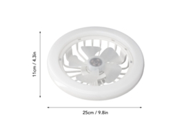 Ventilador De Teto Com Luz E Telecomando Laxiscreed Ideal Para Garagens E Cozinhas