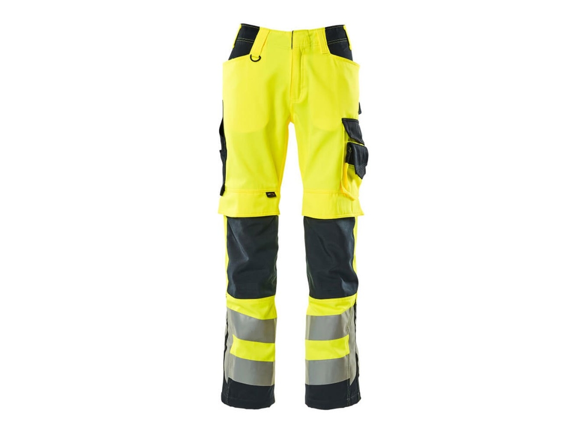 Calças Grandes Com Bolsos Para Joelheiras Safe Supreme 15579 Amarelo 60 / 32 MASCOT