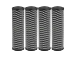 Filtros de Água de Carbono, 10 Polegadas, para Casa, Substituição de Sedimentos, Sabor e Odor