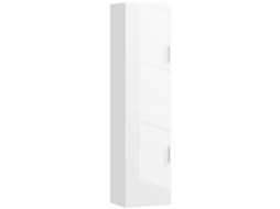 Coluna de Casa de Banho de Parede com Prateleiras Ajustáveis e 2 Portas 40x30x160cm Branco BTFORUS