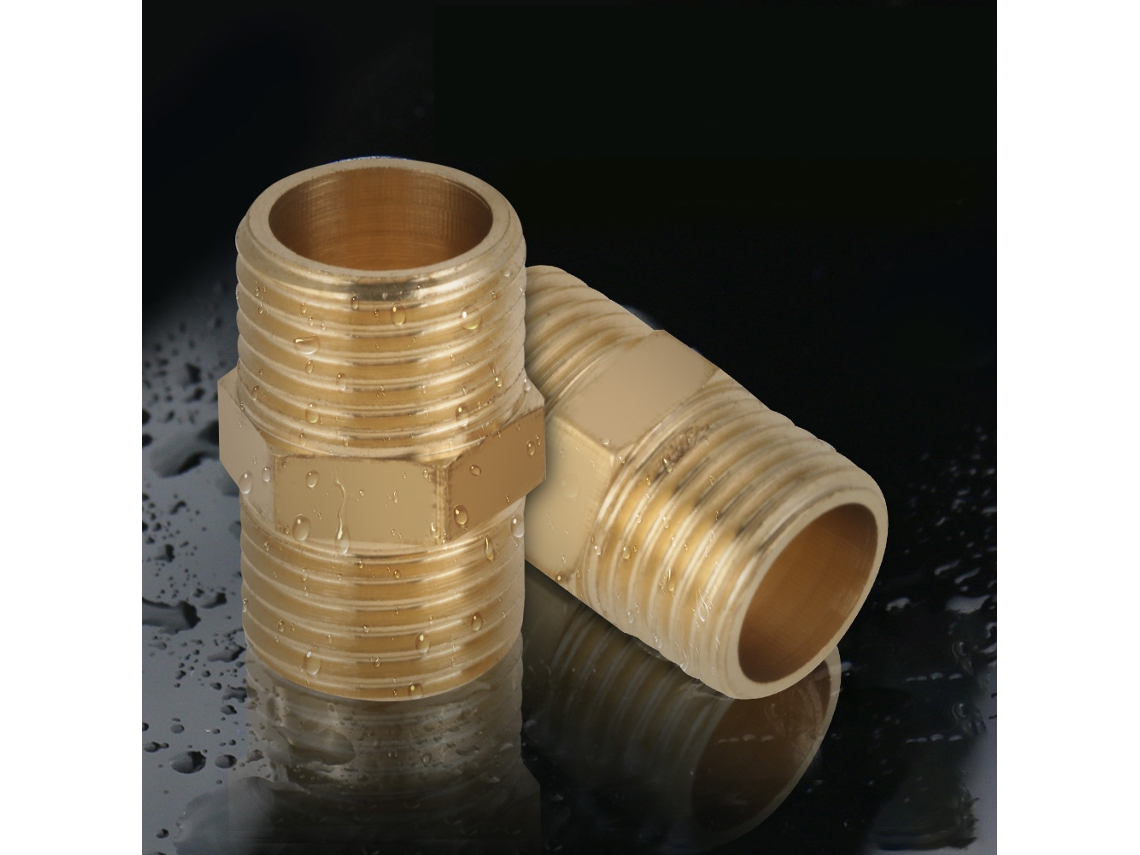 Conector Rosca Macho Latão Bsp 1/4" 30pcs
