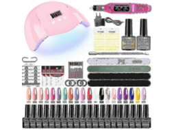Kit De Manicure Profissional Com Lâmpada Uv De 120w/54w E Furadeira Para Todos Os Tipos De Esmalte Em Gel. Junmai4.7 Ly Ebike