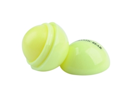 Bálsamo Labial Hidratante Colorido De Caramelo Esférico Com Sabor A Fruta (amarelo Claro)