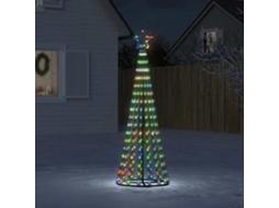 Vidaxl Led Árvore De Natal 275 Leds Colorido 180 Cm