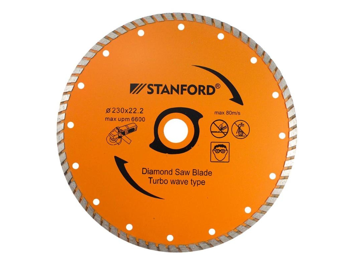 Disco acero diamantado 230x2.6 c/continuo