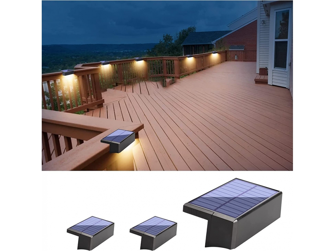 Luminária Solar AQUAFORGE com 8 Modos de Iluminação para Jardim com Instalação Simples
