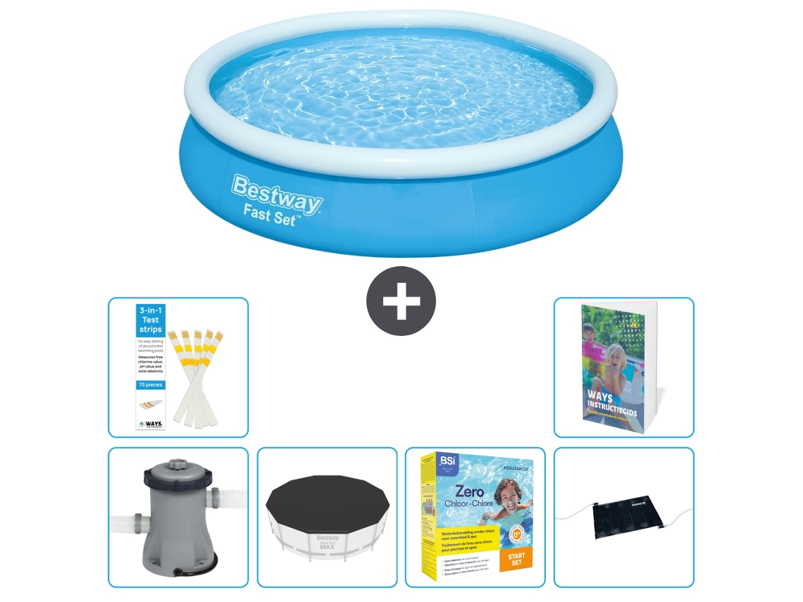 Bestway Piscina Bestway Fast Set Redonda - 366x76 Cm - 7-peças S234