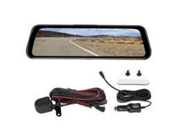 Espelho Retrovisor De 9 Polegadas Gravador De Carro 2k Hd Visão Noturna Wifi Conecte 170 Graus Grande Angular Controle De Voz Dash Cam Para Carro K66