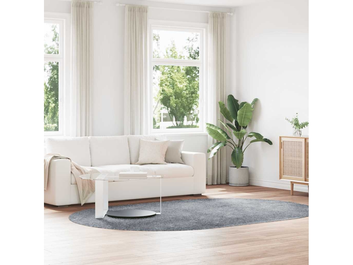 Vidaxl Tapete Shaggy De Pelo Alto Navarra 300x200 Cm Cinzento-claro