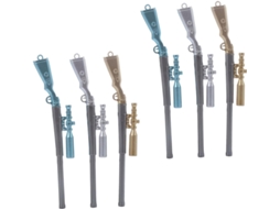 Conjunto De 6 Canetas Gel Luminosas Para Assinatura, Portáteis E Fofas